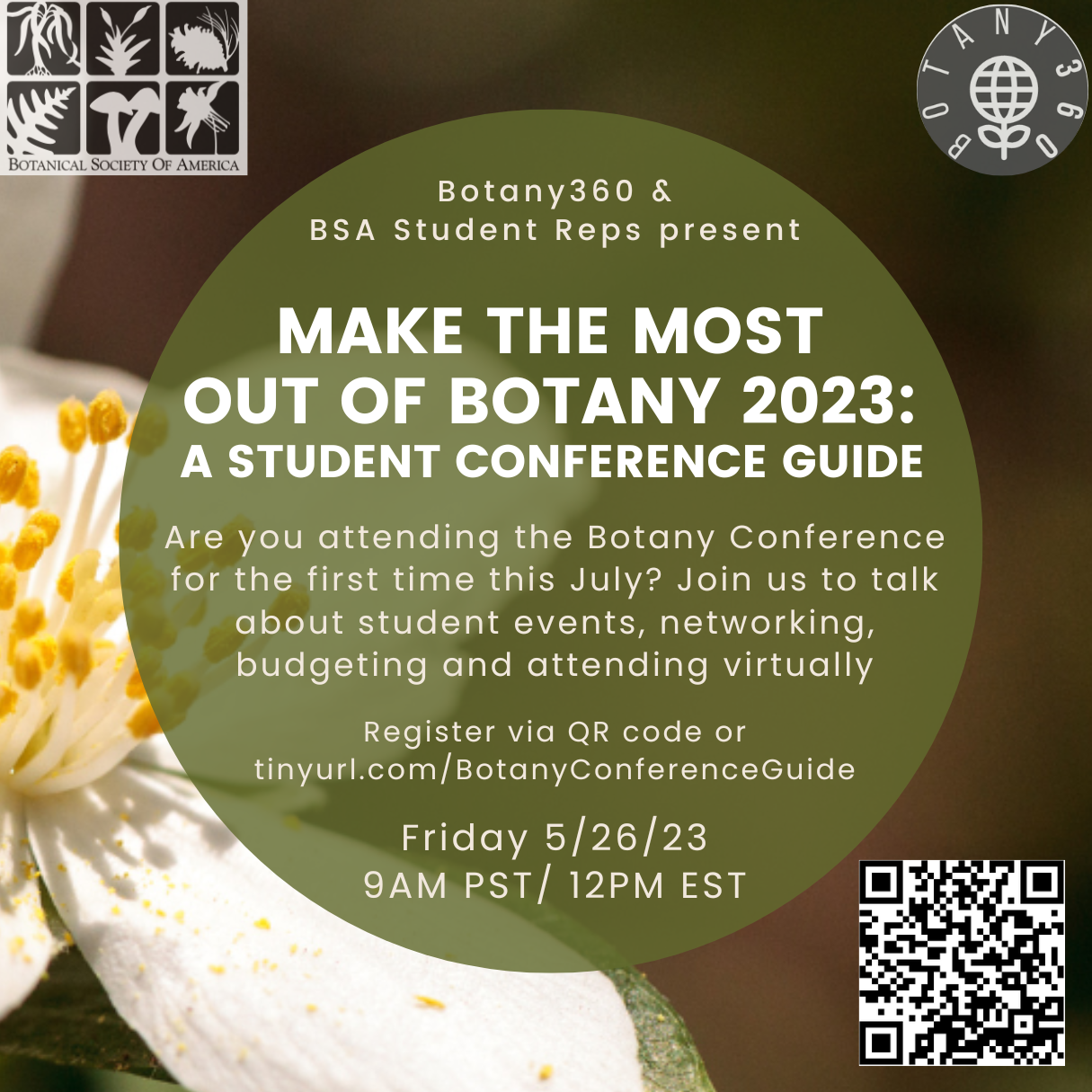 Botany360 Event: Making the most out of Botany 2023 - A Student Conference Guide 