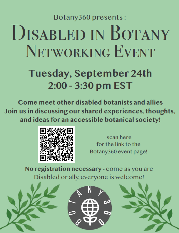 Botany360 Disable in Botany Event Flyer