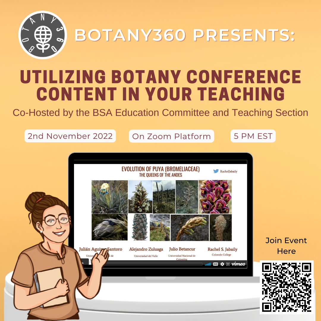 Botany360: Utilizing Botany conference content in your teaching